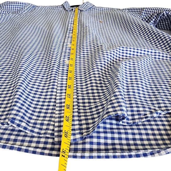 Ralph Lauren Mens Long Sleeve Cotton Oxford Button Down Shirt Size XXL Blue - Picture 10 of 10